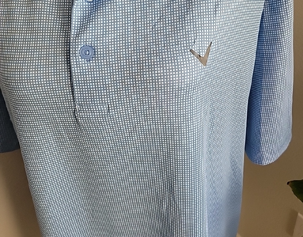 Callaway Light Blue Polo Golf Shirt - Picture 2 of 6